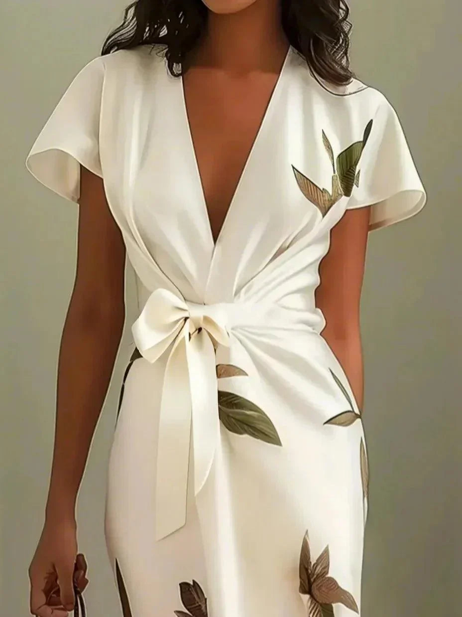 Alex | Vestido de mujer elegante y ajustado, estilo envolvente