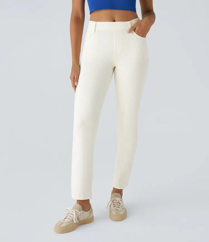 Olivia | Pantalones Altos y Elásticos para Mujeres