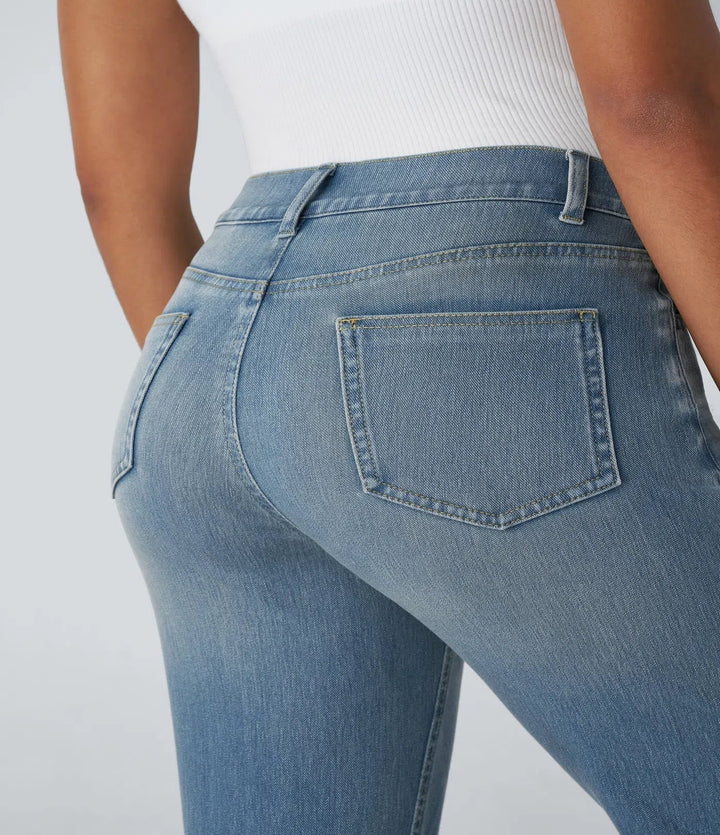 Olivia | Pantalones Altos y Elásticos para Mujeres