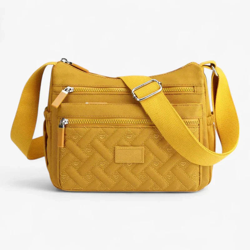 Klaudia - Bolso de hombro elegante con múltiples compartimentos y correa ajustable