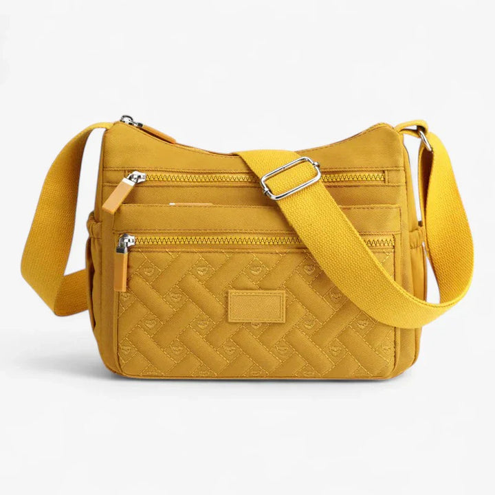 Klaudia - Bolso de hombro elegante con múltiples compartimentos y correa ajustable