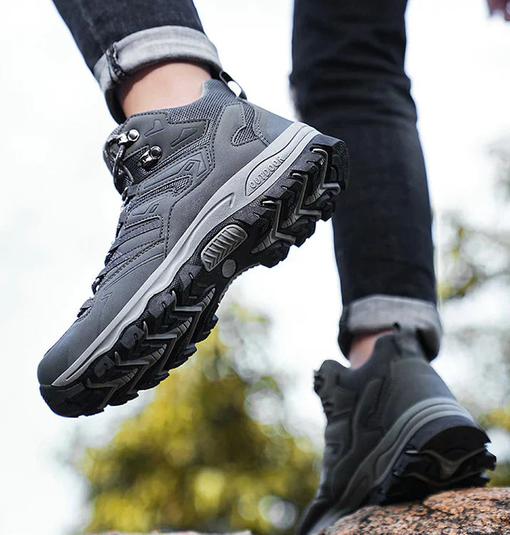Thalina - Botas de trekking unisex para exteriores – impermeables, amortiguadoras, con caña alta