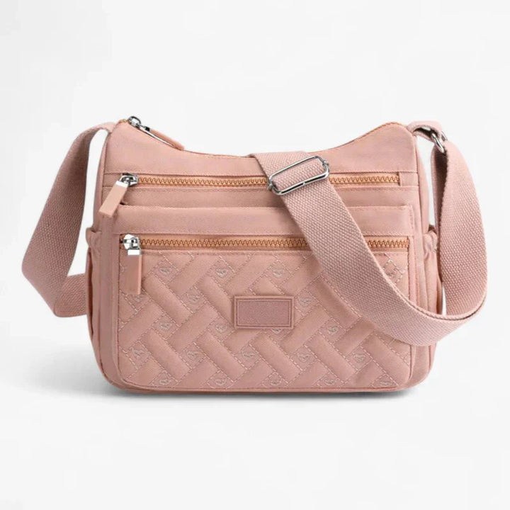 Klaudia - Bolso de hombro elegante con múltiples compartimentos y correa ajustable