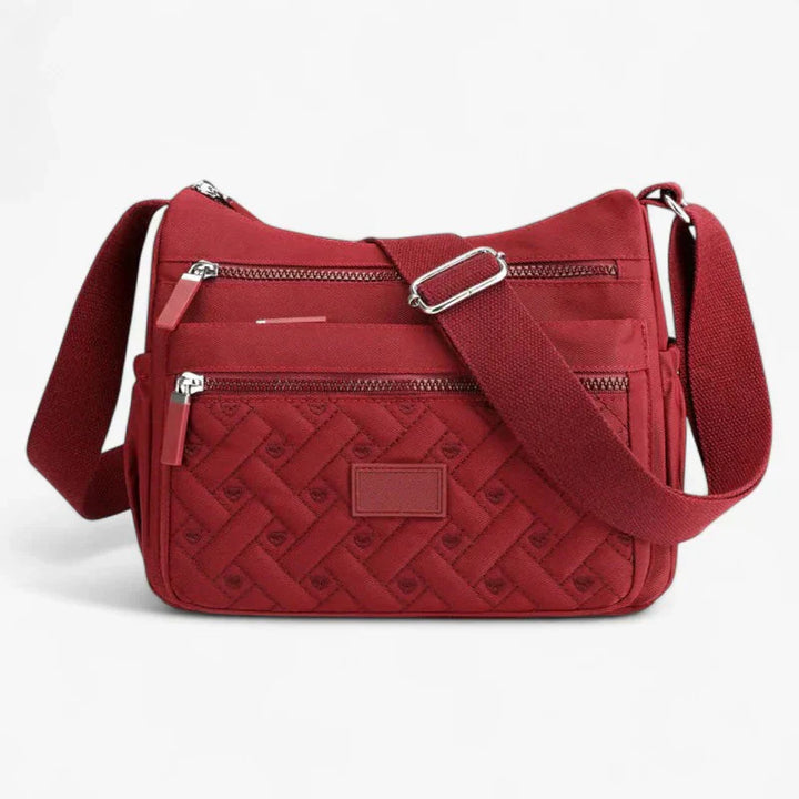 Klaudia - Bolso de hombro elegante con múltiples compartimentos y correa ajustable