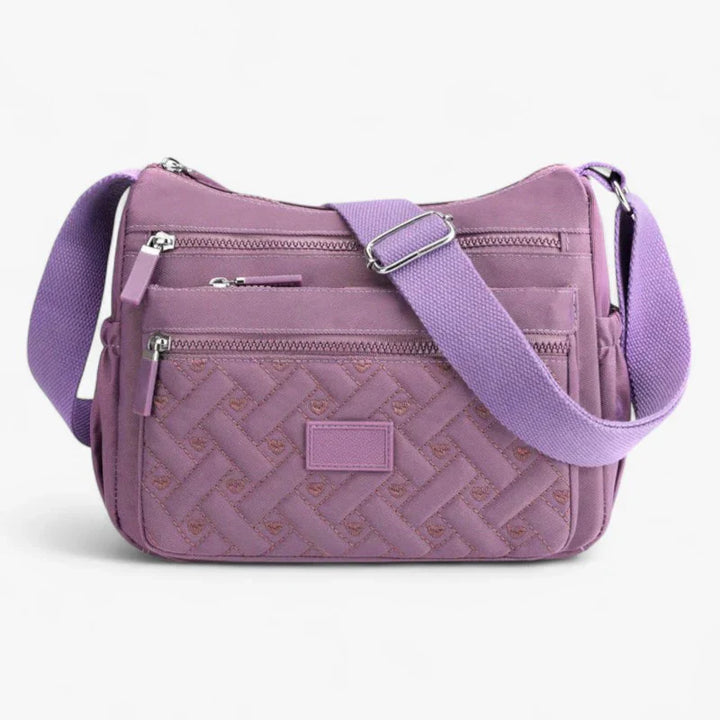 Klaudia - Bolso de hombro elegante con múltiples compartimentos y correa ajustable