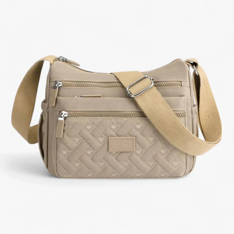 Klaudia - Bolso de hombro elegante con múltiples compartimentos y correa ajustable
