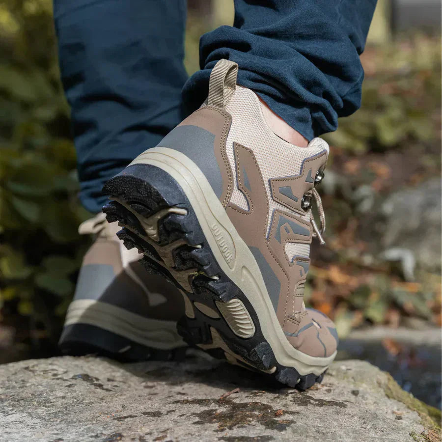 Thalina - Botas de trekking unisex para exteriores – impermeables, amortiguadoras, con caña alta