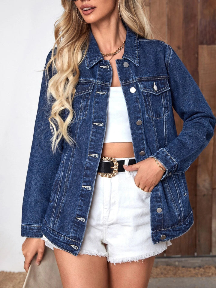 Melinda | Chaqueta de mezclilla oversize para mujer, casual y estilosa
