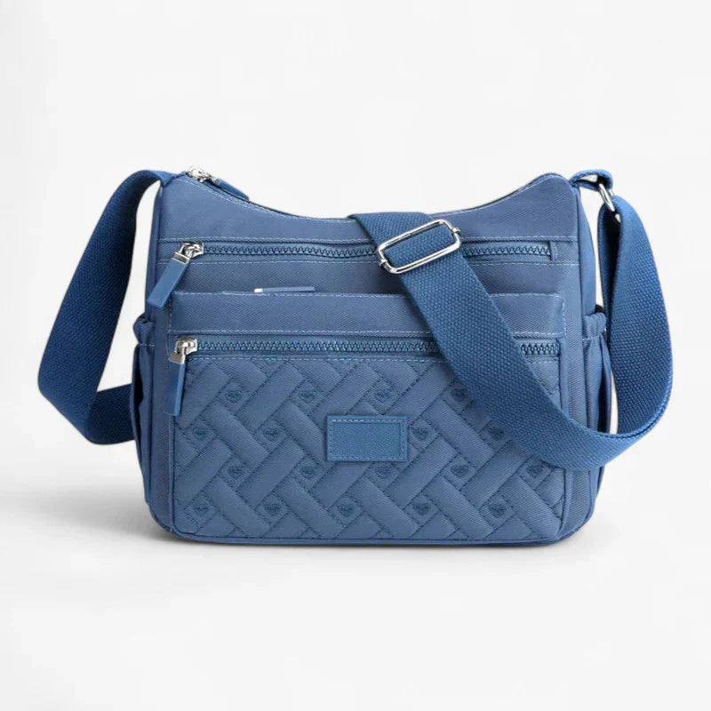 Klaudia - Bolso de hombro elegante con múltiples compartimentos y correa ajustable