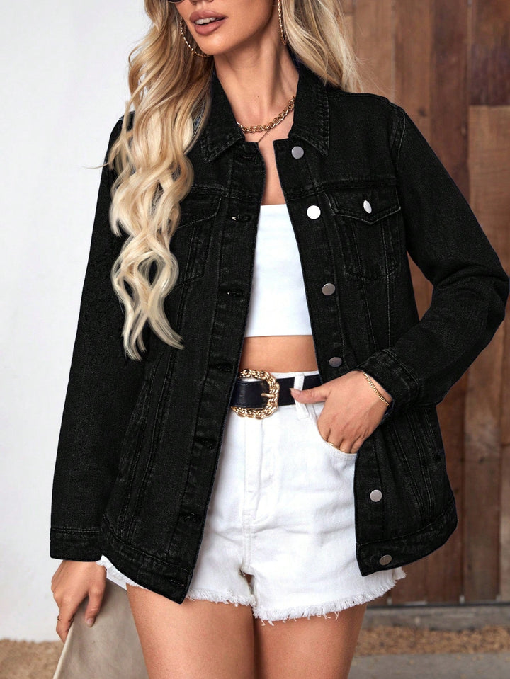 Melinda | Chaqueta de mezclilla oversize para mujer, casual y estilosa