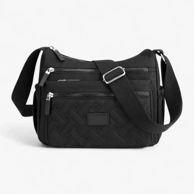 Klaudia - Bolso de hombro elegante con múltiples compartimentos y correa ajustable