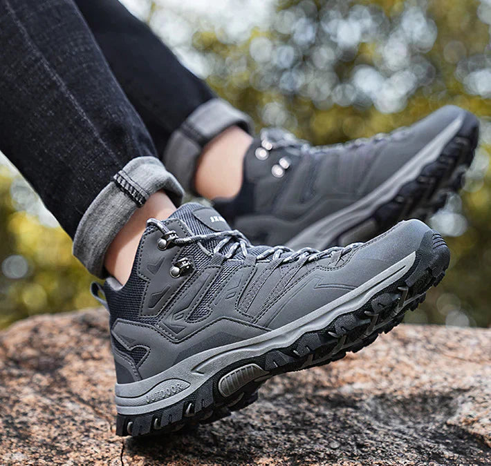 Thalina - Botas de trekking unisex para exteriores – impermeables, amortiguadoras, con caña alta