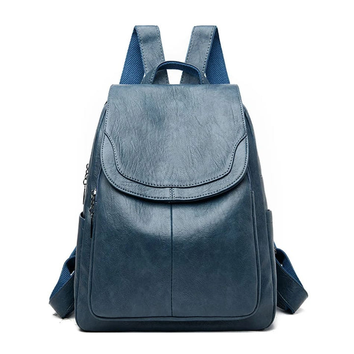 Kinga - Mochila de Seguridad para Mujeres en Cuero - Diseño Estiloso y Espacioso Antirrobo