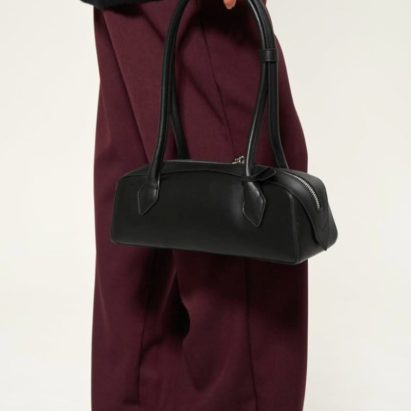 Amelia | Elegante bolso de mano femenino con asa y doble cierre, estilo urbano