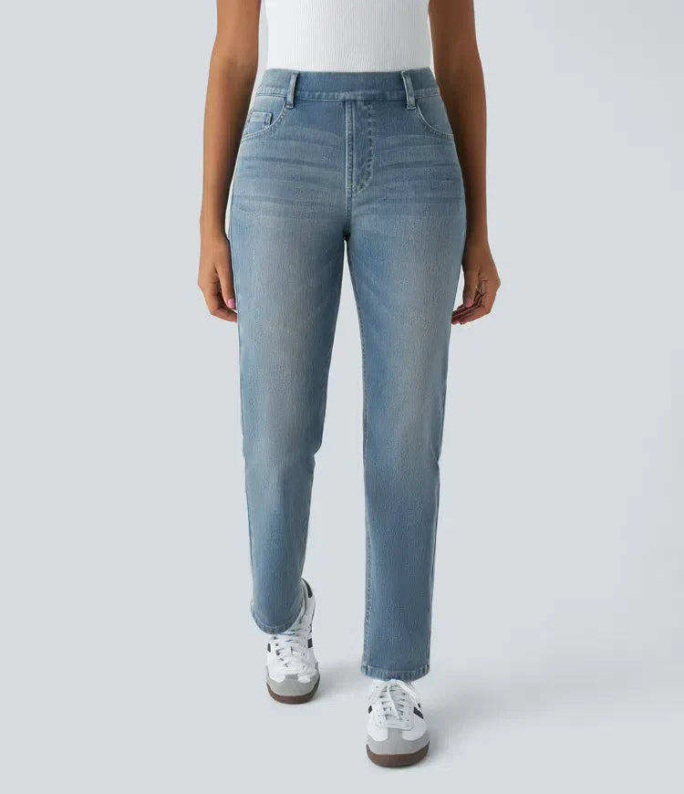 Olivia | Pantalones Altos y Elásticos para Mujeres
