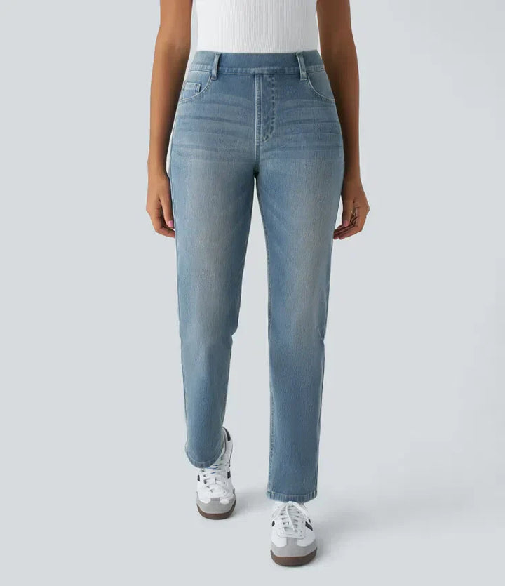 Olivia | Pantalones Altos y Elásticos para Mujeres