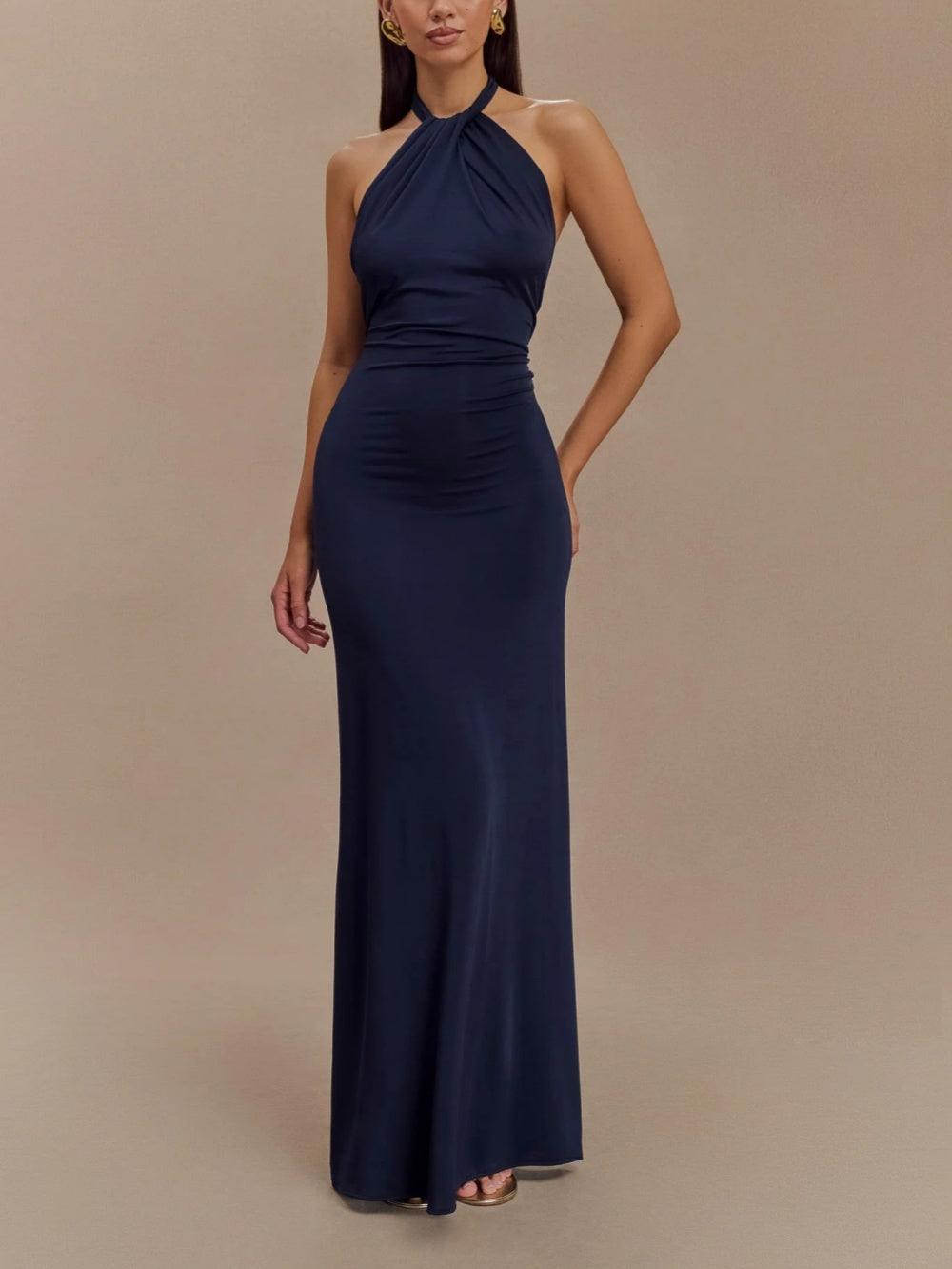Megan | Vestido Slinky con hombros al descubierto