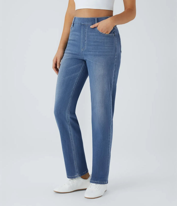 Olivia | Pantalones Altos y Elásticos para Mujeres