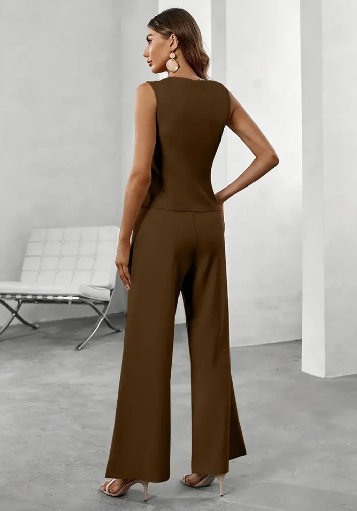Lara | Conjunto de dos piezas sin mangas para mujer