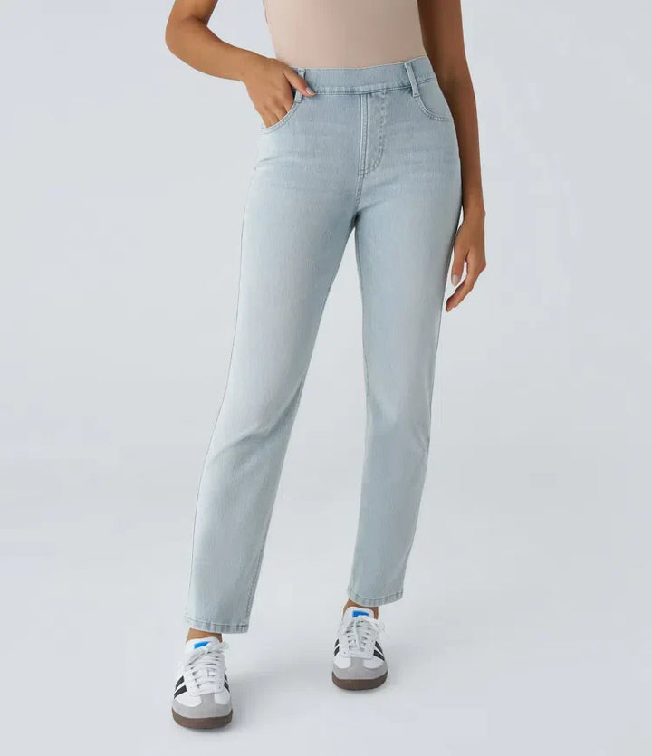 Olivia | Pantalones Altos y Elásticos para Mujeres