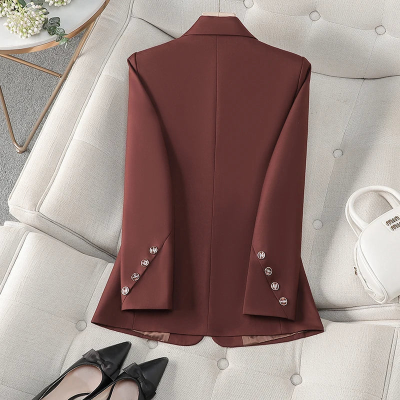 Joanna | Blazer de mujer con mangas largas y cierre de botones, elegante