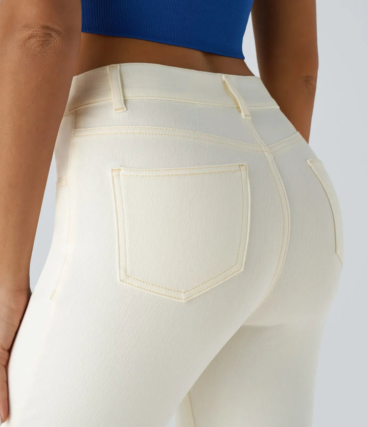 Olivia | Pantalones Altos y Elásticos para Mujeres