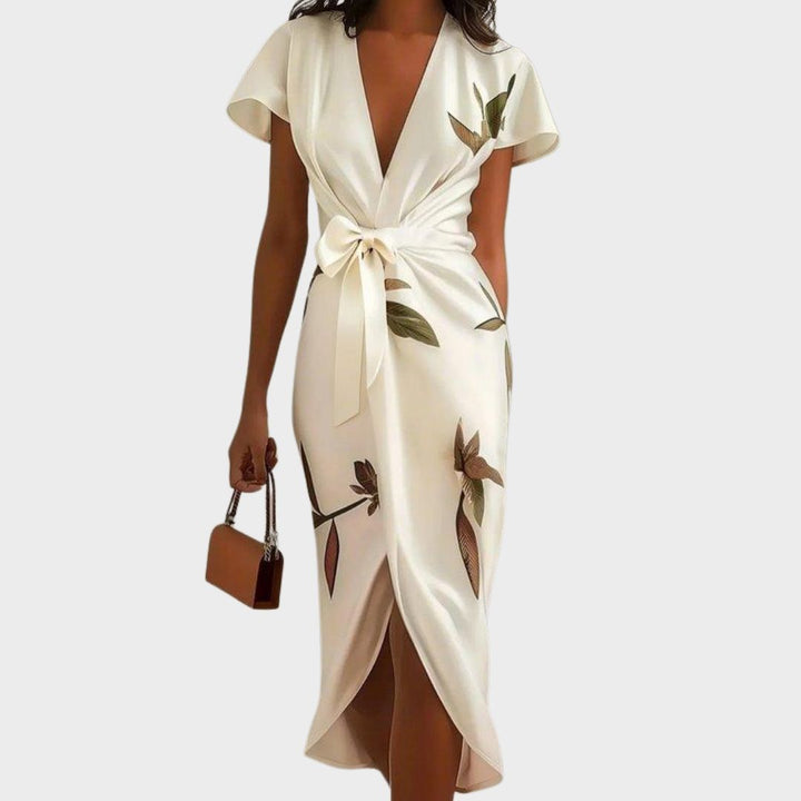 Alex | Vestido de mujer elegante y ajustado, estilo envolvente