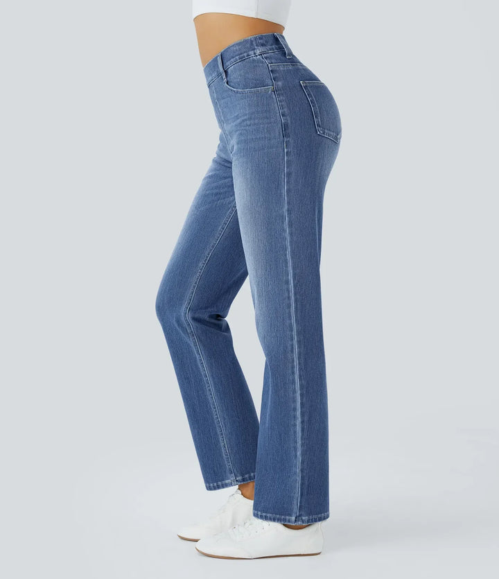 Olivia | Pantalones Altos y Elásticos para Mujeres