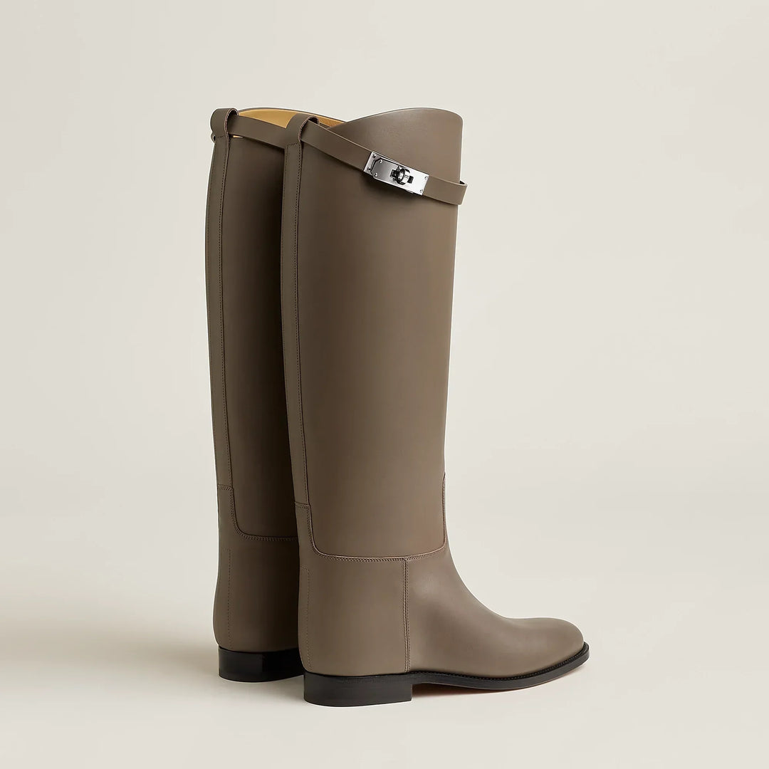 Jade | Elegantes botas altas de invierno para mujer estilo ecuestre