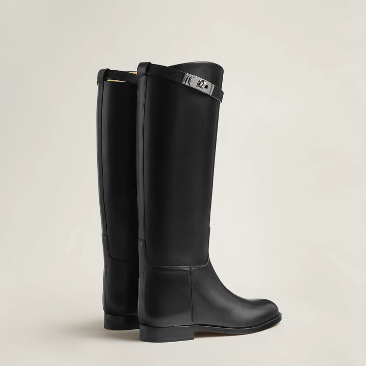 Jade | Elegantes botas altas de invierno para mujer estilo ecuestre