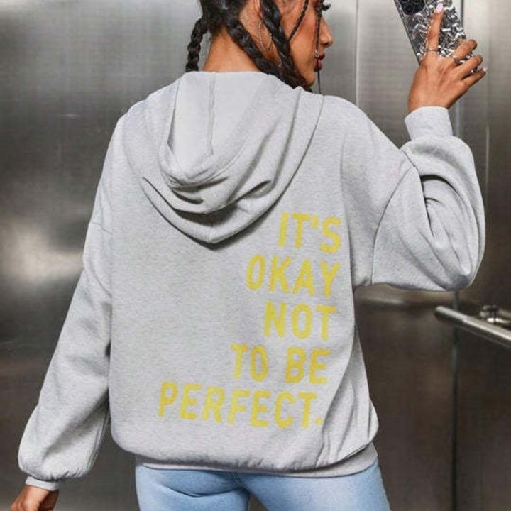 Grace – Sudadera con capucha y mensaje motivacional
