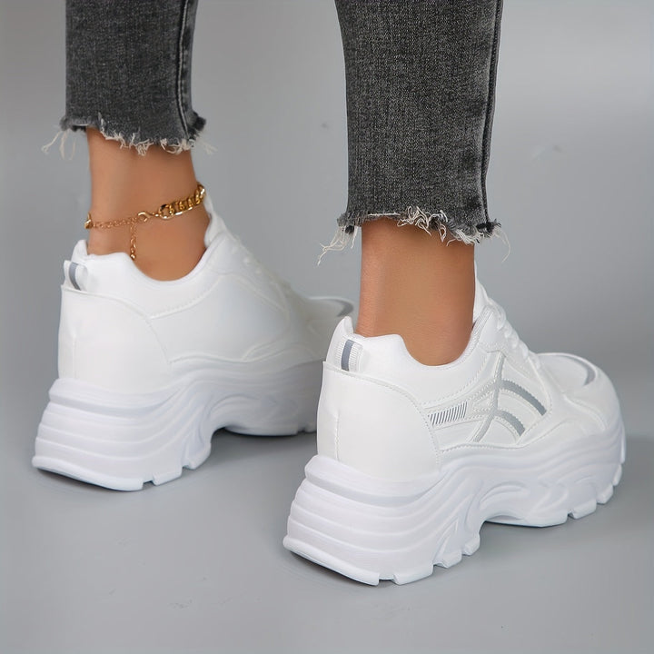 Seren - Zapatillas deportivas de mujer con plataforma