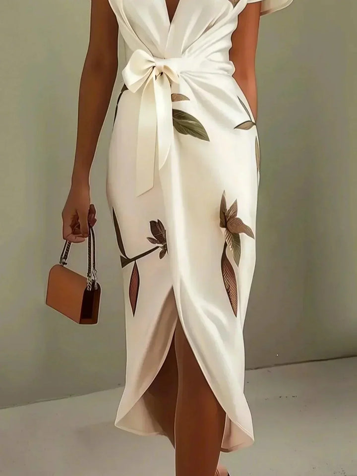 Alex | Vestido de mujer elegante y ajustado, estilo envolvente