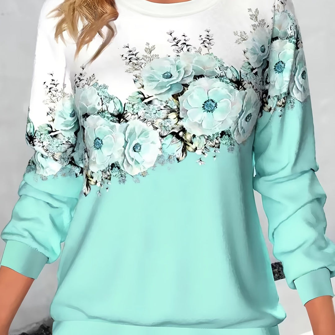 Ardelle - Sudadera Femenina con Motivo Floral