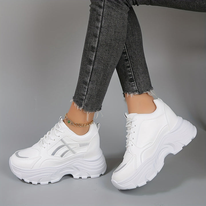 Seren - Zapatillas deportivas de mujer con plataforma