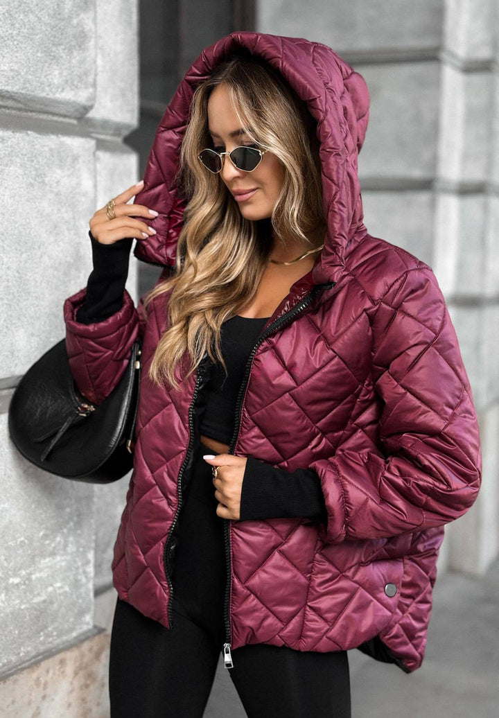 Lyla | Chaqueta acolchada para mujer en color vino