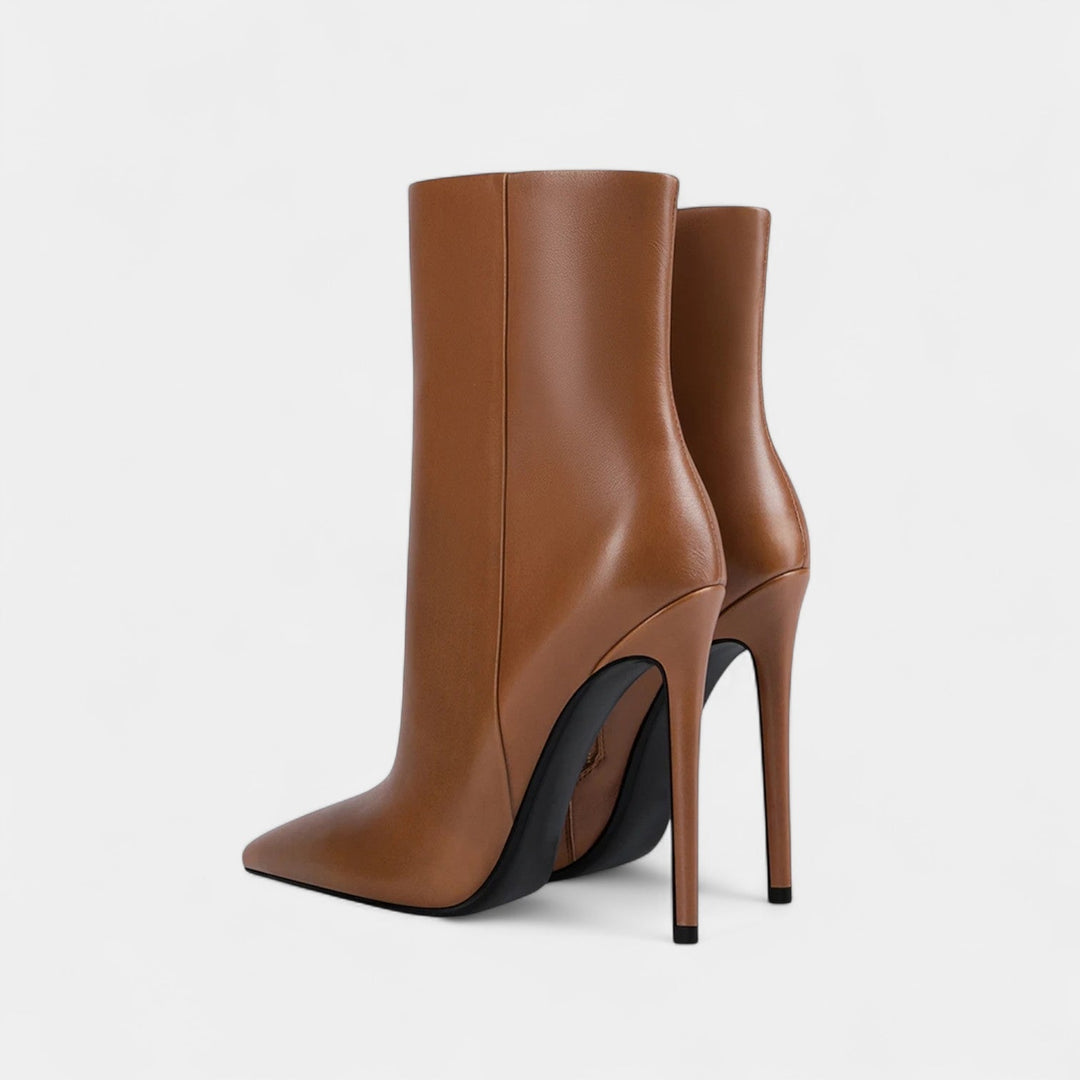 Naila | Botines de mujer con tacón y punta afilada, elegantes para otoño
