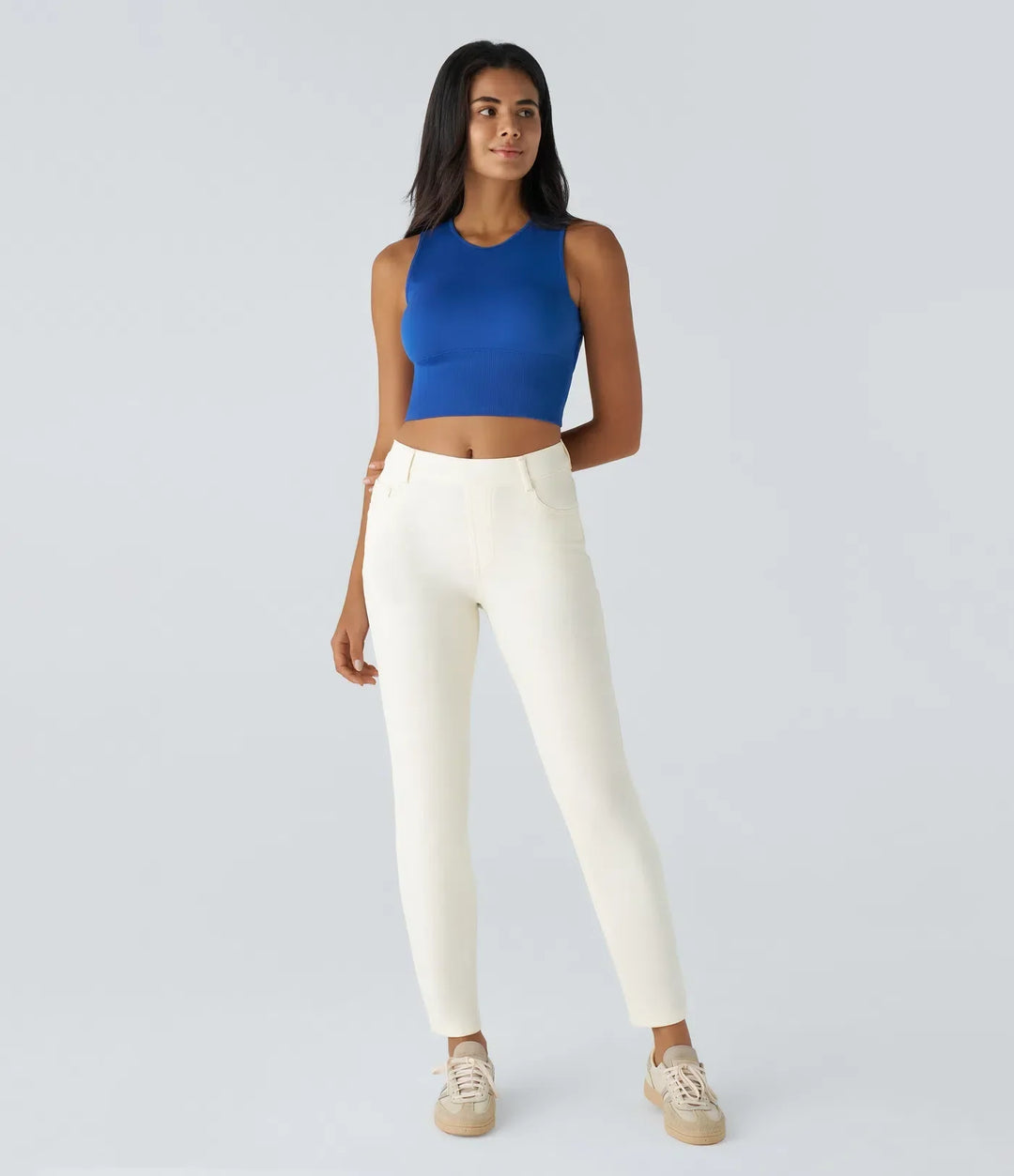 Olivia | Pantalones Altos y Elásticos para Mujeres