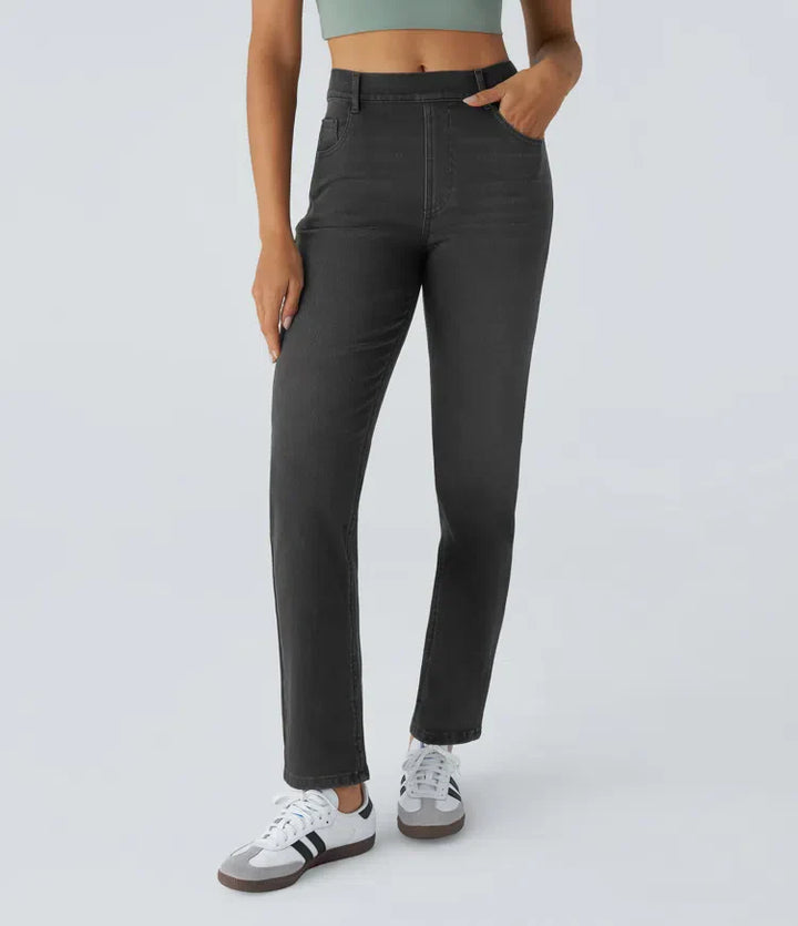 Olivia | Pantalones Altos y Elásticos para Mujeres