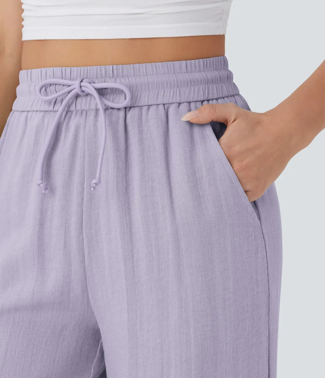 Charlaine | Pantalones de lino cómodos y transpirables con elegantes perneras