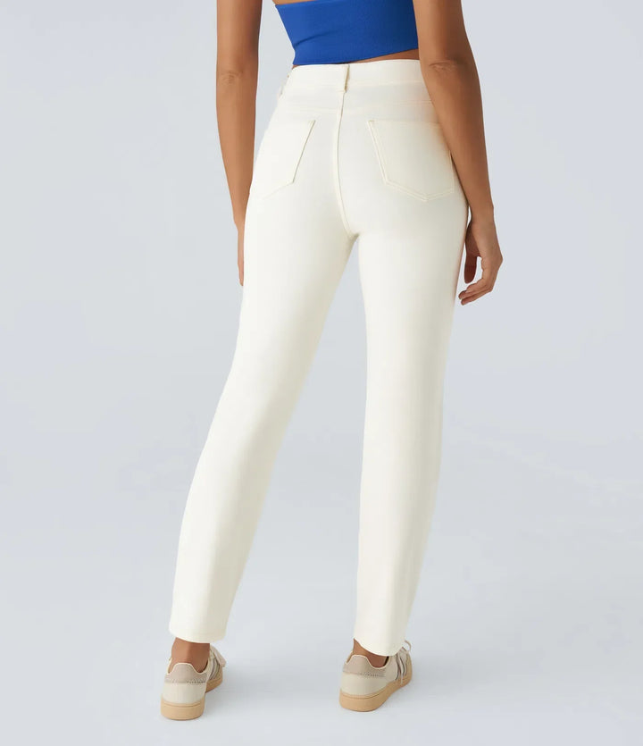 Olivia | Pantalones Altos y Elásticos para Mujeres