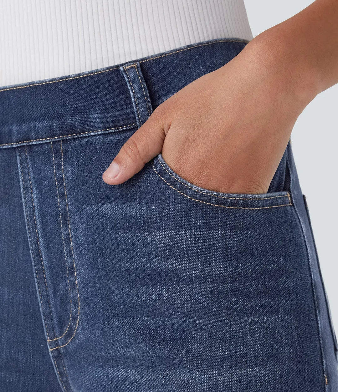 Olivia | Pantalones Altos y Elásticos para Mujeres