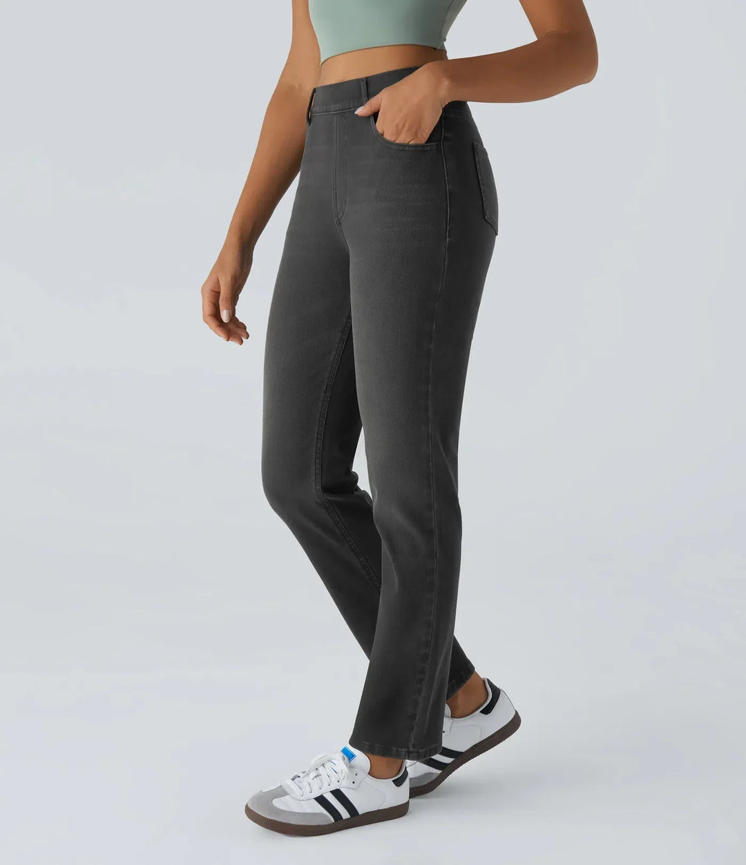 Olivia | Pantalones Altos y Elásticos para Mujeres