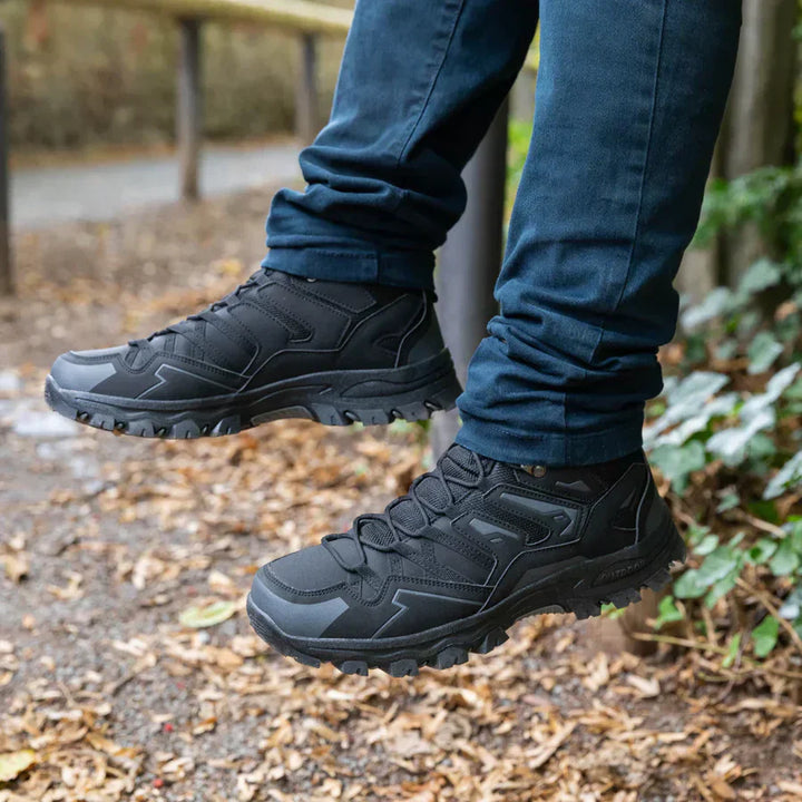 Thalina - Botas de trekking unisex para exteriores – impermeables, amortiguadoras, con caña alta