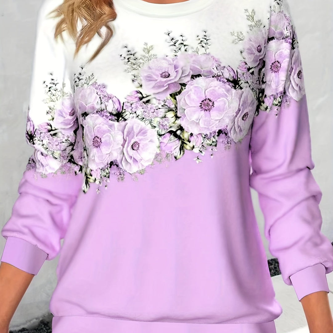 Ardelle - Sudadera Femenina con Motivo Floral