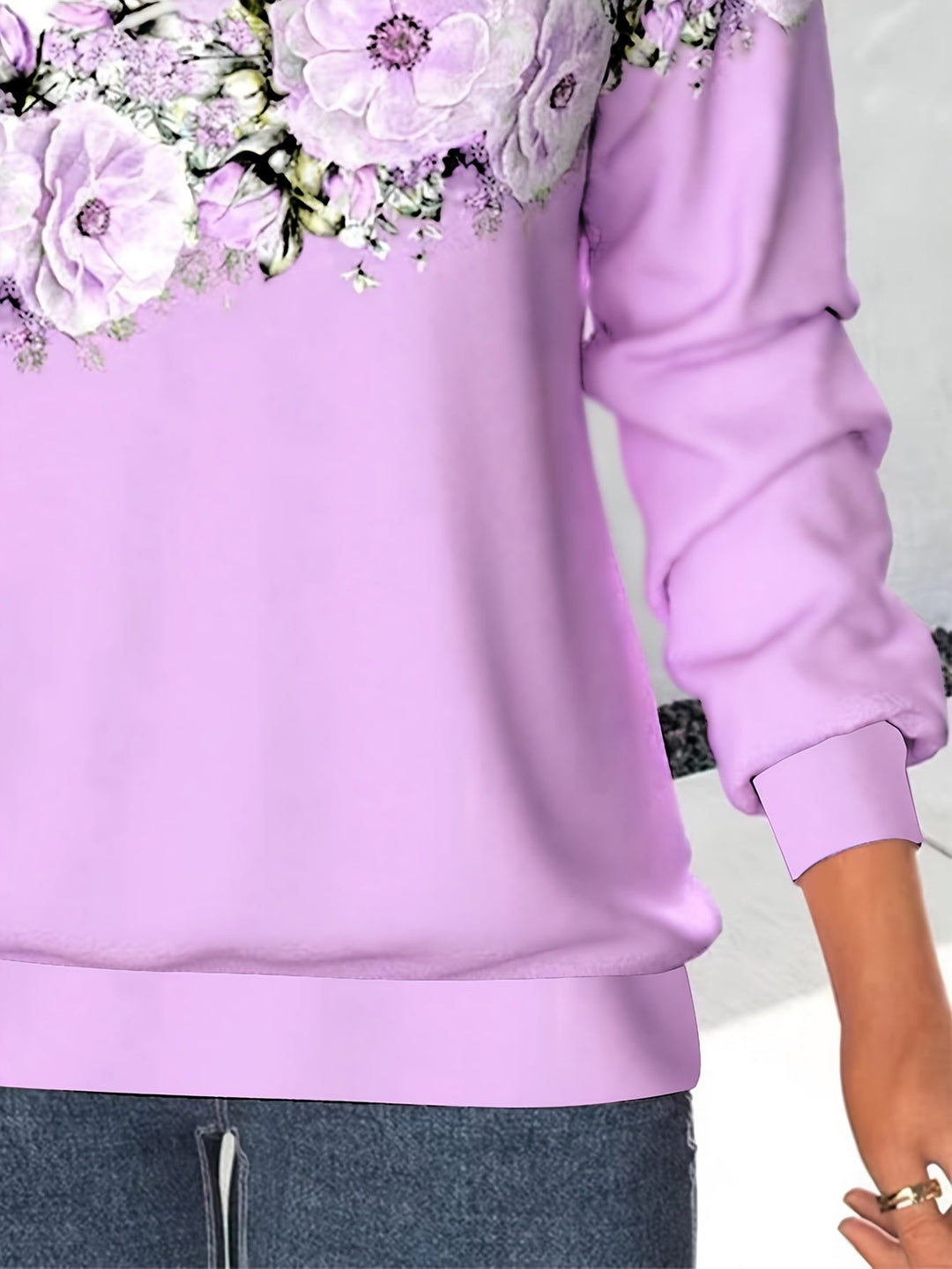 Ardelle - Sudadera Femenina con Motivo Floral