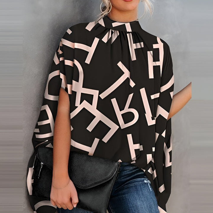 Madge | blusa elegante para mujer con diseño artístico, casual y estilosa