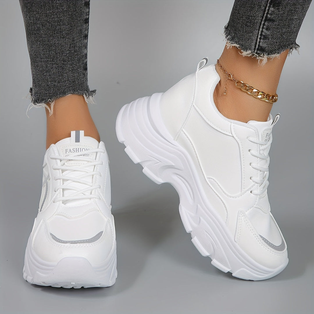 Seren - Zapatillas deportivas de mujer con plataforma