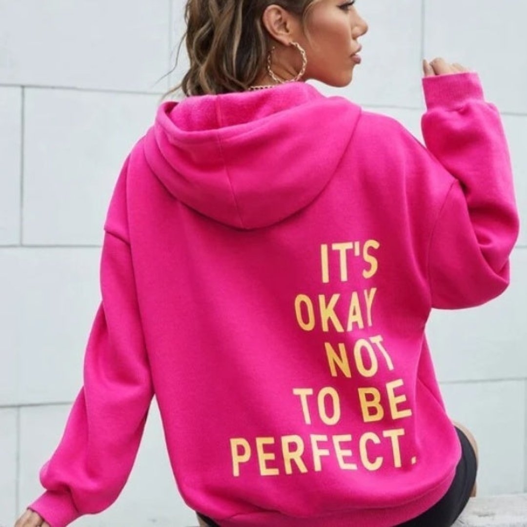 Grace – Sudadera con capucha y mensaje motivacional