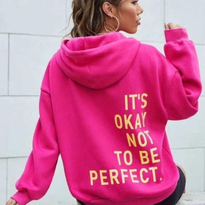 Grace – Sudadera con capucha y mensaje motivacional